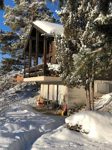 Chalet de vacances pour 6 personnes à Vercorin, sous la neige